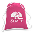 Drawstring Tote Backpack---Hot Pink